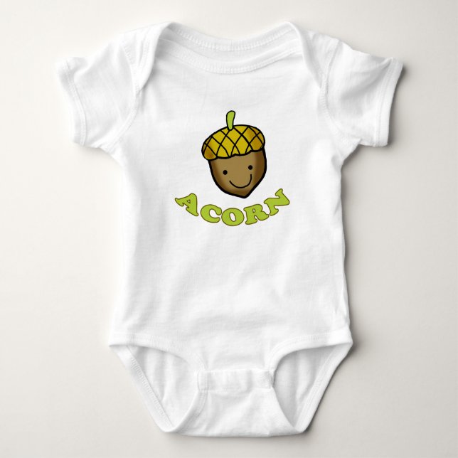 Ekollon som ska paras med Oakträd för fars dag T Shirt (Framsida)