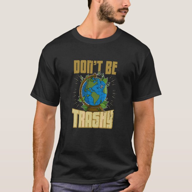 Ekolog miljöskydd djur växter  t shirt (Framsida)