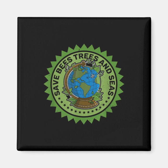 Ekologer Environmental Protection Animals Plants Magnet (Framsidan)