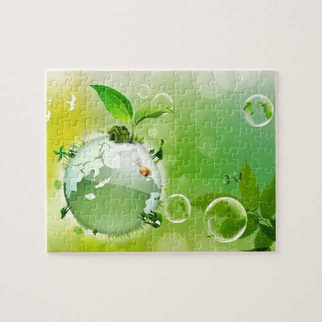 Ekologi: jorden är vårt hus - pussel (Horisontell)