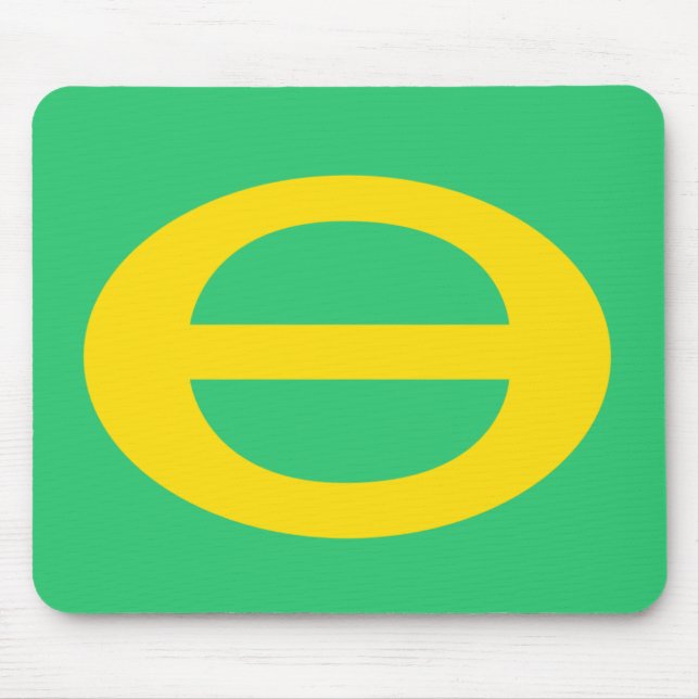 Ekologiflagga Mousepad Musmatta (Framsidan)