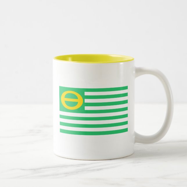 Ekologiflaggamugg Två-Tonad Mugg (Höger)