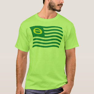 Ekologirörelsens flaggtröja tee