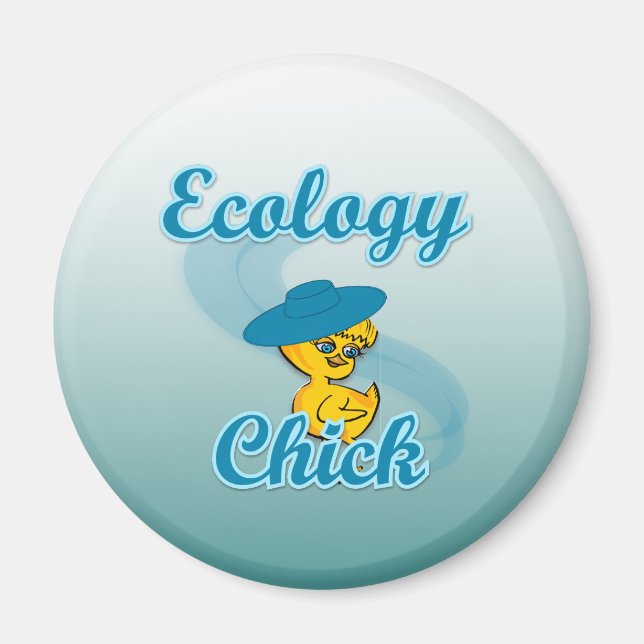 Ekologisk Chick nr 3 Magnet (Framsidan)