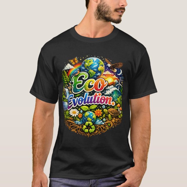"Ekologisk evolution." T Shirt (Framsida)