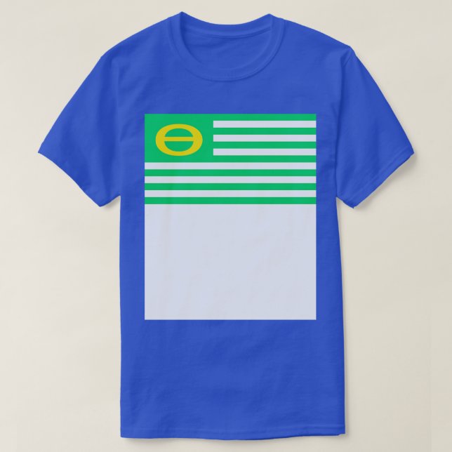 Ekologisk Flagga T Shirt (Design framsida)