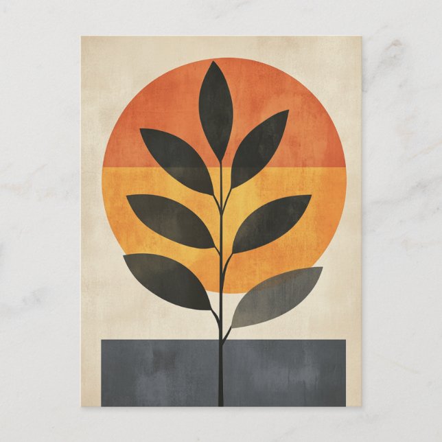 Ekologisk geometri nr 129 vykort (Framsida)