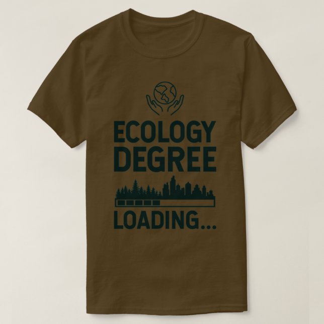 Ekologisk graderingsbelastning t shirt (Design framsida)