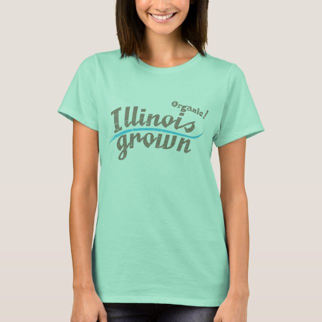 Ekologisk! Illinois-odlad T-shirt (Framsida)