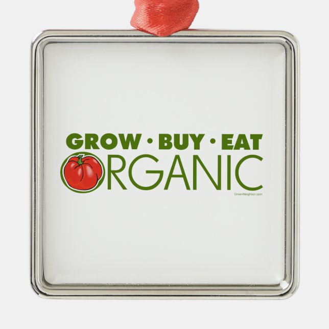 Ekologisk Julgransprydnad Metall (Framsidan)