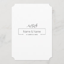 Ekologisk minimalistisk naturlig bröllop DESIGN ED
