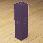 Ekologisk minimalistisk naturlig bröllop DESIGN ED Presentask För Vinflaska<br><div class="desc">- Redigera och anpassa designen med hjälp av onlinens redigerare verktyg! - Ladda upp bild och använda din egen text och få en utskriven version av presenten! - Överför designen på en annan produkt med hjälp av knappen "Överför design" grund på varje produktsida. Redigera, anpassa, justera med hjälp av Online...</div>