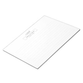 Ekologisk minimalistisk naturlig bröllops DESIGN R Anteckningsblock