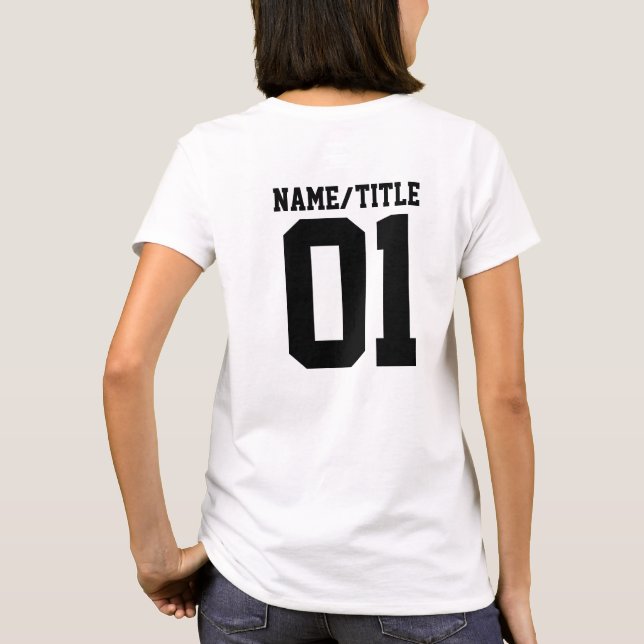 Ekologisk minimalistisk naturlig bröllops DESIGN R T Shirt (Baksida)
