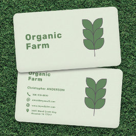 Ekologisk odling visitkort