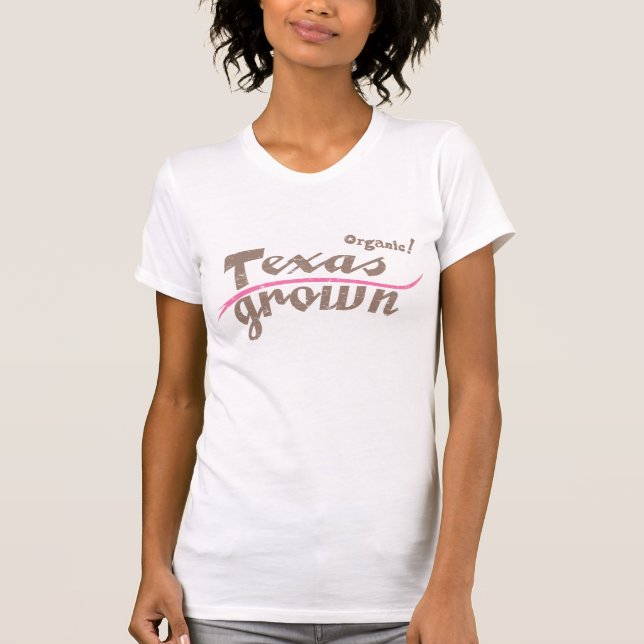Ekologisk! Texas-Grown Tee Shirt (Framsida)
