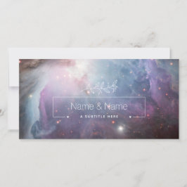 Ekologisk vit favoriserar retro Orionnebulosan RED Tack Kort