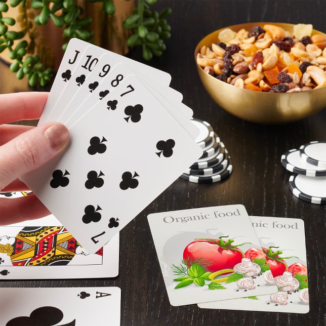 Ekologiska köksväxter casinokort (Skapare uppladdad)