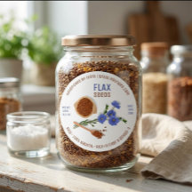 Ekologiska Linfrön Produktförpackning Klassisk Run