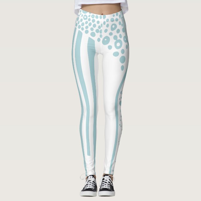 ekologiskt flöde modern rustik leggings (Framsida)