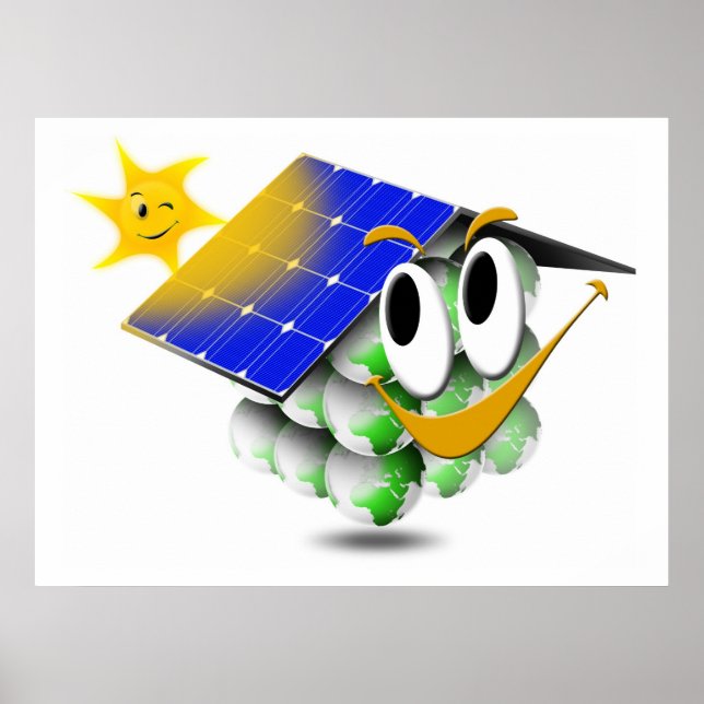 Ekologiskt hus poster (Framsidan)