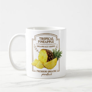 Ekologiskt odlad ananas kaffemugg