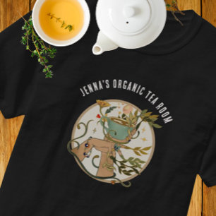 Ekologiskt te   Kaffemugge Vintage-design T Shirt