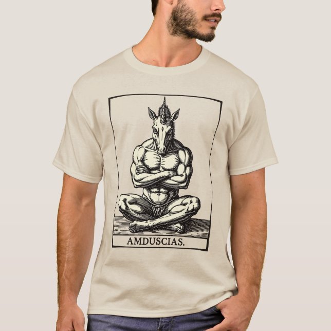 Ekon av den osynliga orkestern Amduscias T Shirt (Framsida)