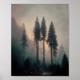 Ekon av den tysta lunden: Höga vaktposter inhöljda Poster