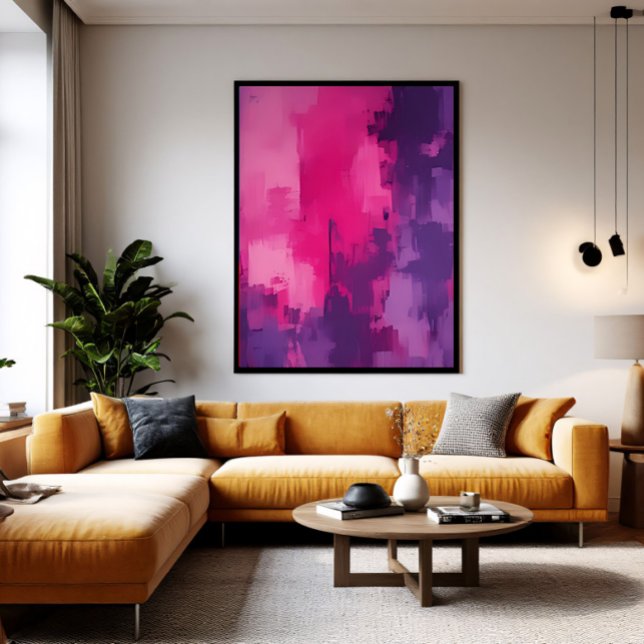 Ekon av Magenta Canvastryck (Skapare uppladdad)
