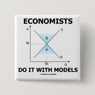 Ekonomer gör det med modeller (Economics Humor) Knapp