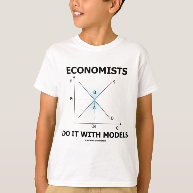 Ekonomer gör det med modellerar t shirt (Framsida)