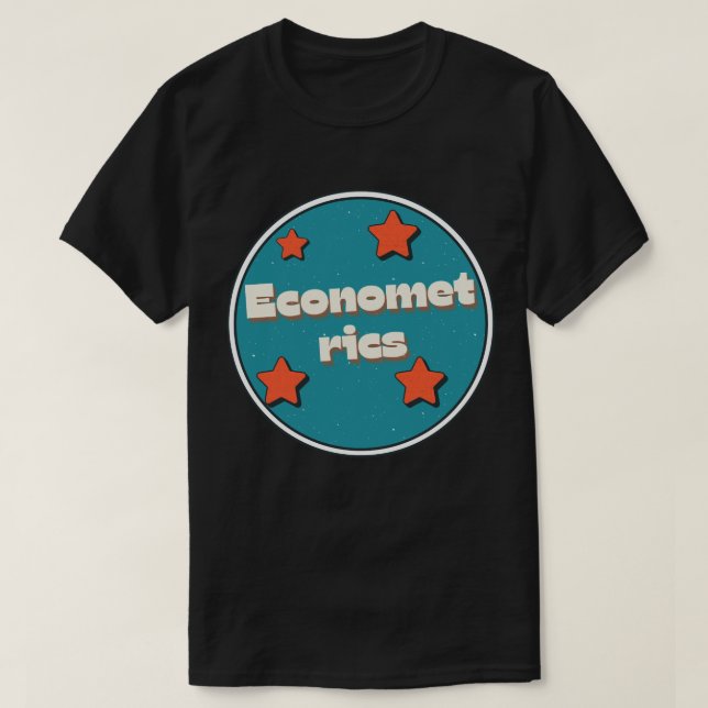 Ekonometri T Shirt (Design framsida)