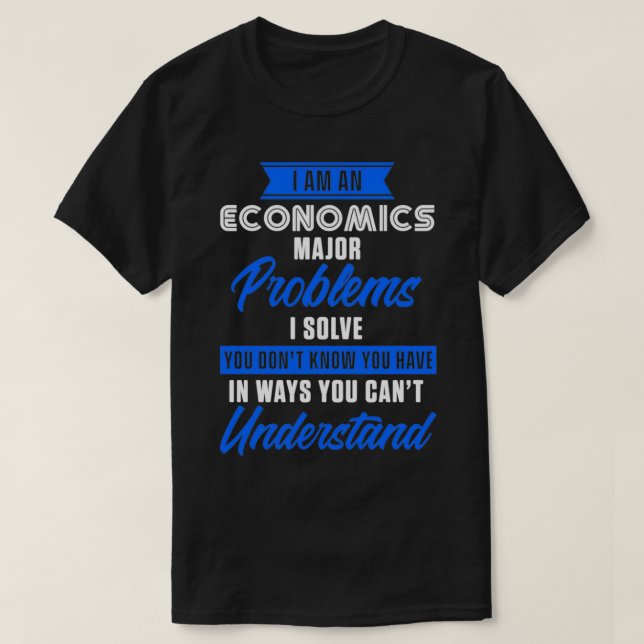Ekonomi, ekonomichef Epert Capitalism Econome T Shirt (Design framsida)