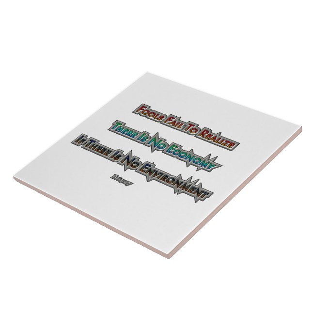 Ekonomi kontra miljö kakelplatta (Sidan)