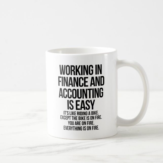 Ekonomi och redovisning kaffemugg (Höger)