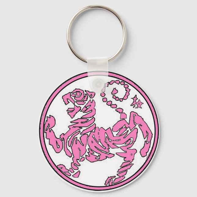 Ekonomi Rosa Tiger Nyckelring (Framsida)
