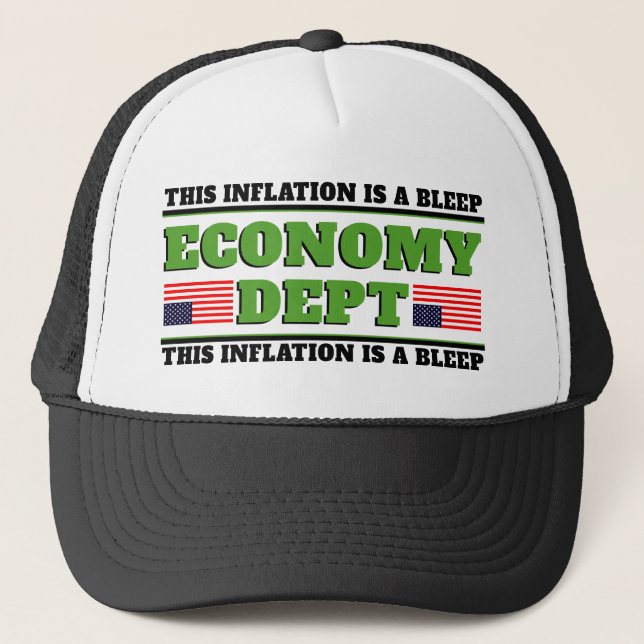Ekonomiavdelningen™ Truckerhatt (Anpassa den!) Keps (Framsida)