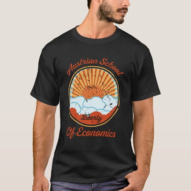 Ekonomikapitalismen vid Österrikes ekonomiskola T Shirt (Framsida)