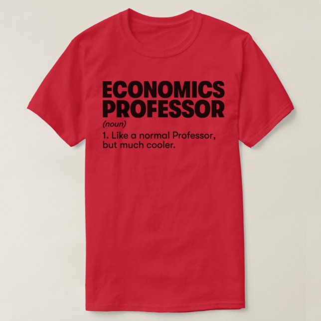 Ekonomiprofessor T Shirt (Design framsida)