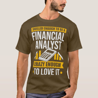 Ekonomisk analytiker för finansjobb t shirt