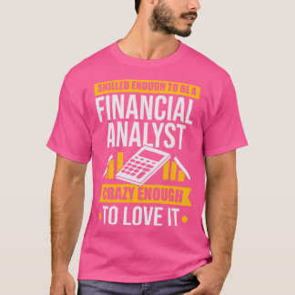 Ekonomisk analytiker för finansjobb t shirt