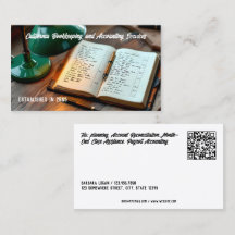 Ekonomisk bokföringsman Anpassad QR