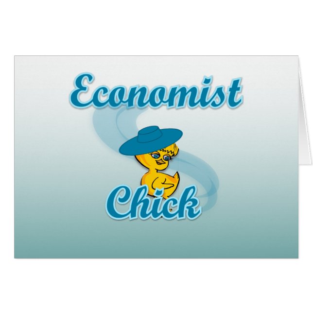 Ekonomisk Chick nr 3 Hälsningskort (Framsidan Horizontal)