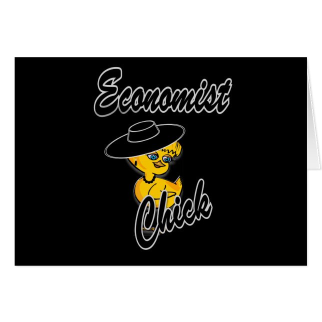 Ekonomisk Chick nr 4 Hälsningskort (Framsidan Horizontal)