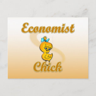 Ekonomisk Chick Vykort