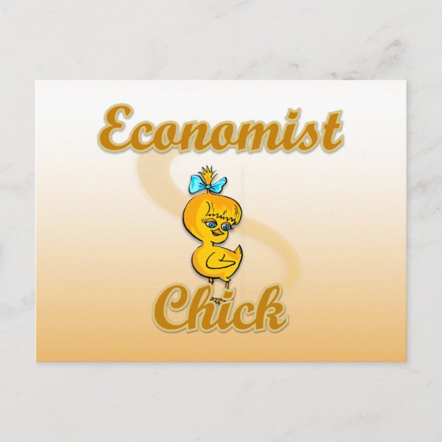 Ekonomisk Chick Vykort (Framsida)