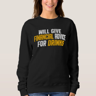 Ekonomisk rådgivare ger finansiell rådgivning för t shirt