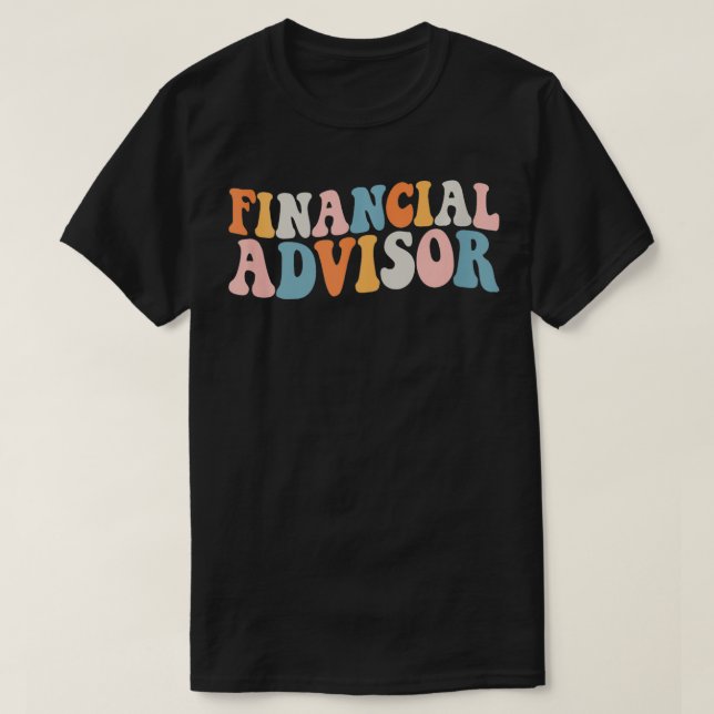 Ekonomisk rådgivning Analytiker för finansredovisn T Shirt (Design framsida)