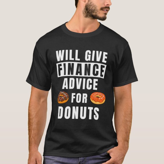 Ekonomisk rådgivning till Donuts Bank Invest Exper T Shirt (Framsida)